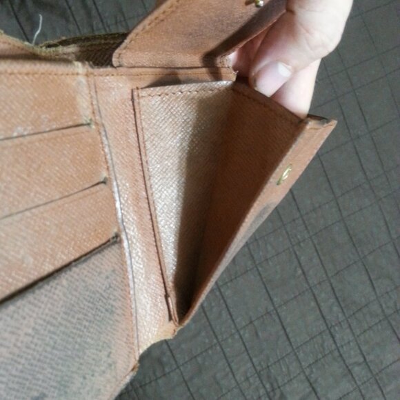 Vintage LV Louis Vuitton Wallet Monogram Bifold Men's Unisex Women's - Picture 14 of 16